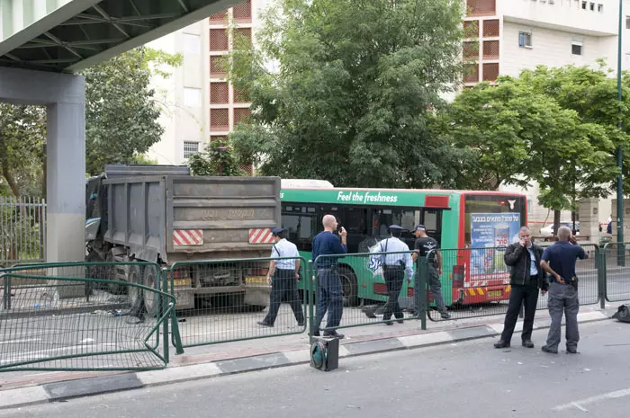 זירת אירוע הדריסה בשבוע שעבר