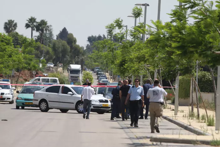 תאונה שלישית שבה מעורב ילד ביממה האחרונה. זירת התאונה בפרדס חנה, היום