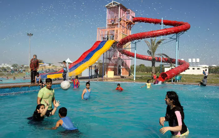 אולי יבקרו גם כאן: פארק המים בחאן יונס, שחמאס תרם לבנייתו