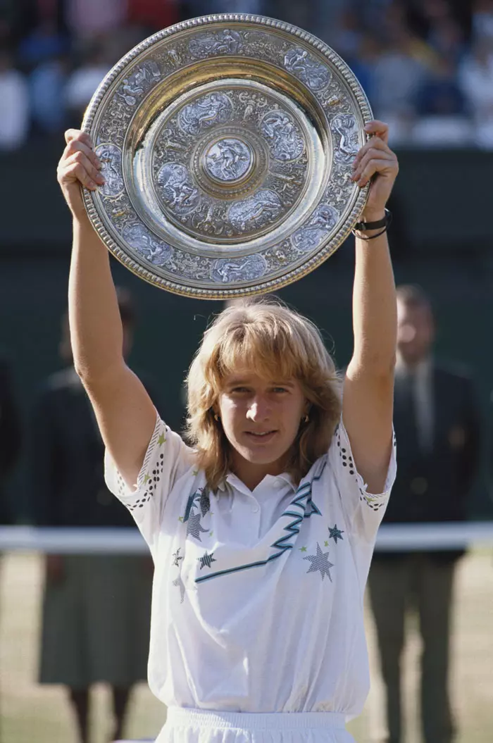 שטפי גראף טניסאית גרמניה בטורניר ווימבלדון 1988