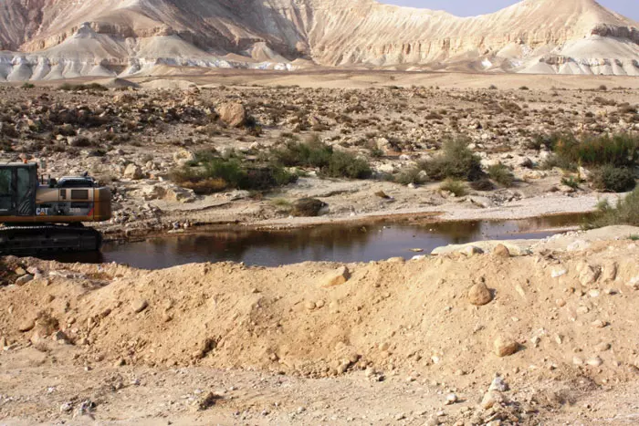 "נחל צין אינו מערכת טבעית כבר שנים רבות"