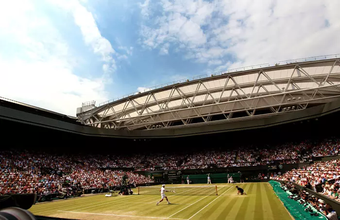 מגרש הטניס המרכזי בקומפלקס ווימבלדון שייארח את משחקי לונדון 2012