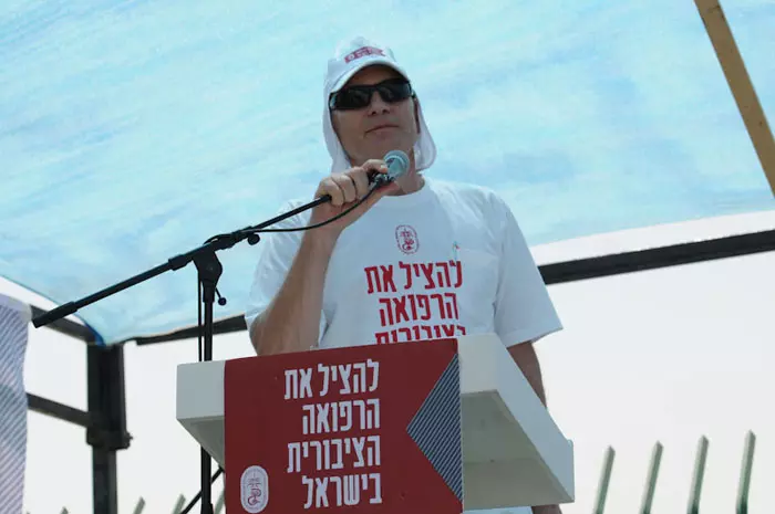 ממשיך בשביתת הרעב. ד"ר אידלמן