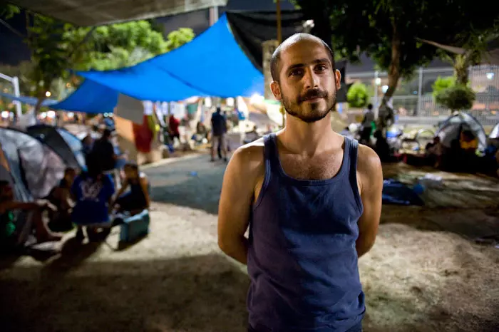 יאיר מיוחס, בן 31, דייר המאהל בשכונת לוינסקי בתל אביב, אוגוסט 2011