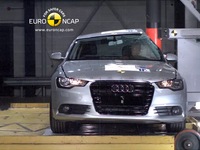 אודי A6 מבחן ריסוק Euro NCAP