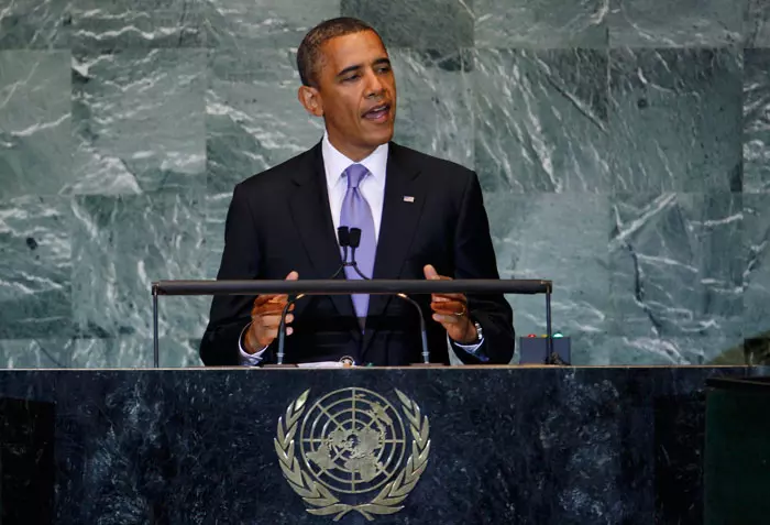 נאומו באו"ם דירדר את יחסי ארה"ב עם הפלסטינים. ברק אובמה