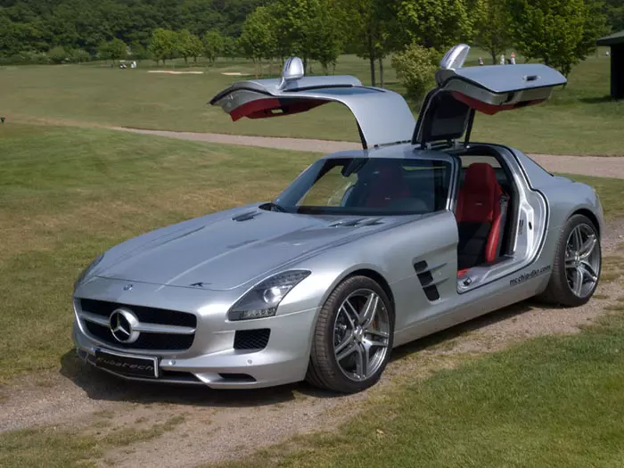 מרצדס SLS AMG של סדנת DKR. שבב קטן, עוד 60 כ"ס