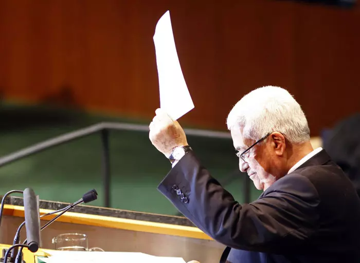 אבו מאזן בעצרת האו"ם