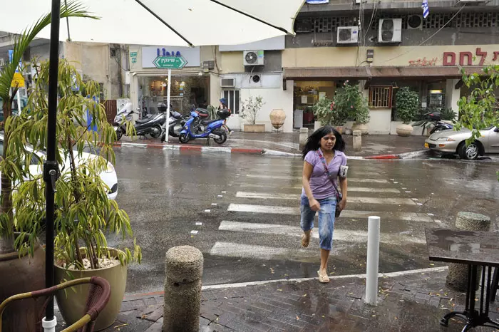 בתל אביב סוף השבוע היה גשום. בחג יהיה נאה