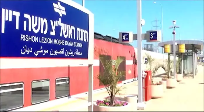 השר כץ חנך את קו הרכבת הפרברית החדש