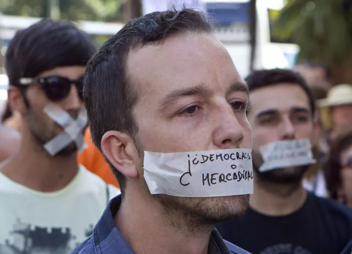 המחאה נולדה בספרד, והמסרים שלה שואלים מהמפגינים של מדריד