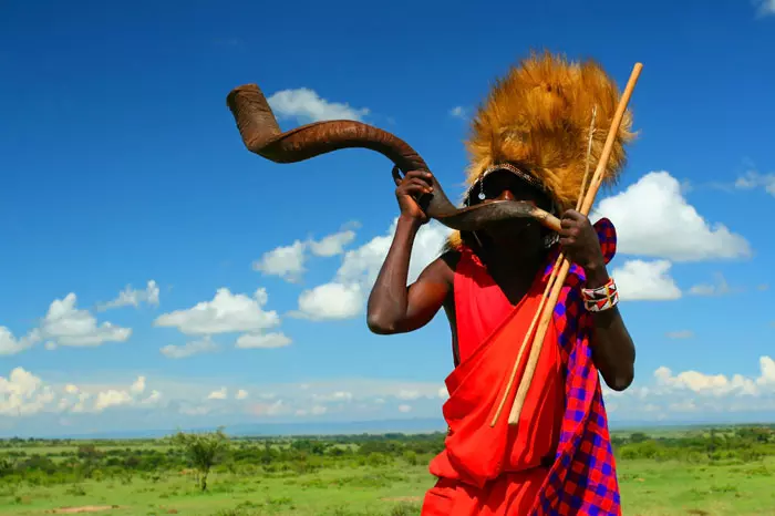 לוחם בן שבט מסאי, קניה