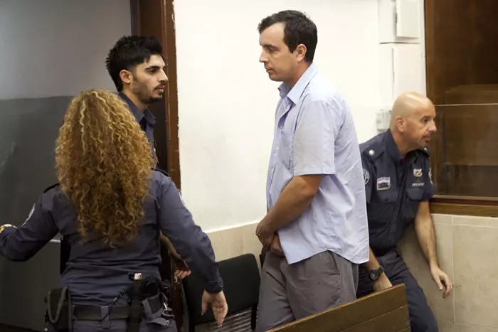 החשוד, איגור שירוקיך, בבית משפט השלום בתל אביב, הבוקר