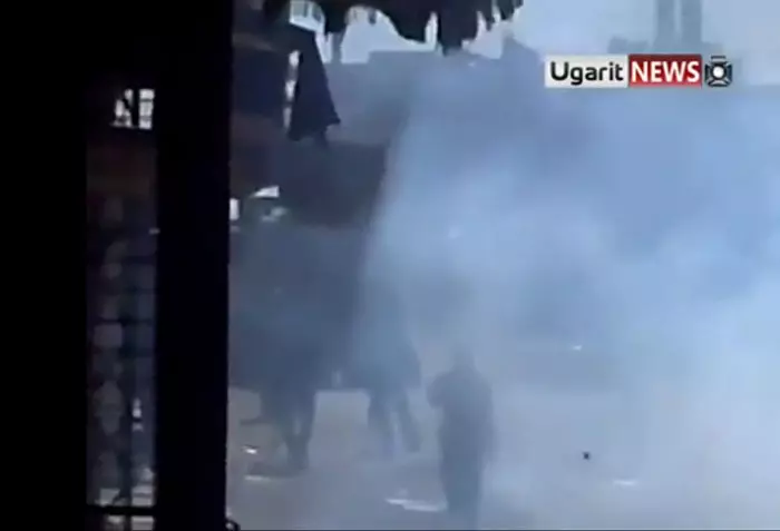 מתוך סרטון חובבים: עימותים בעיר דרעא, השבוע