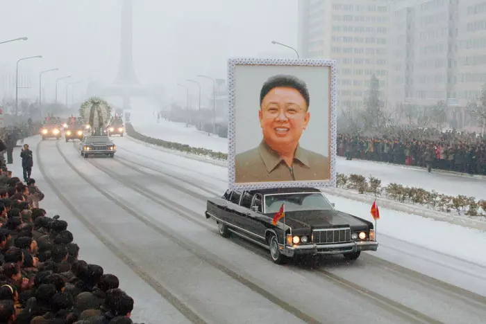 הלוויית שליט צפון קוריאה קים ז'ונג-איל, 28 בדצמבר 2011