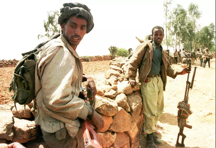 אנשי מיליציה בגבול אתיופיה-אריתריאה, ארכיון