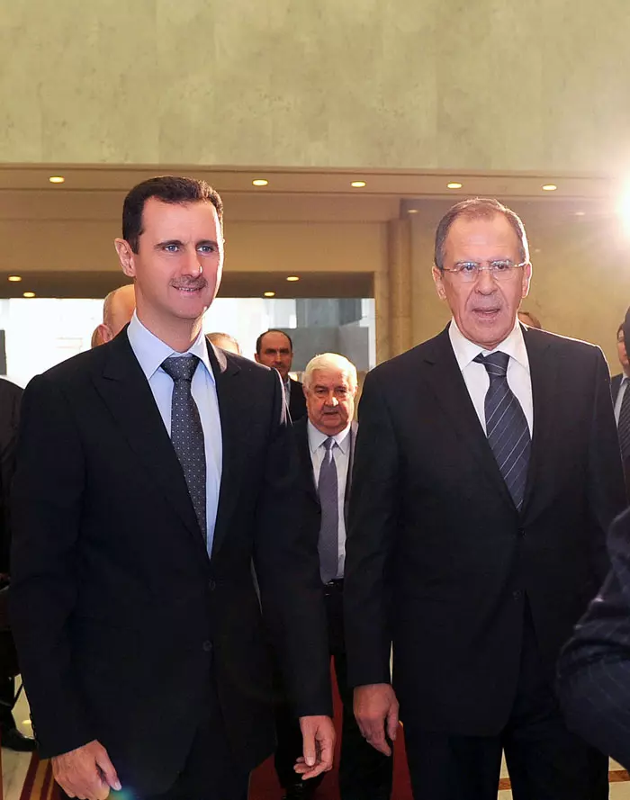 רוסיה תארח משלחת של האופוזיציה. שר החוץ הרוסי ונשיא סוריה