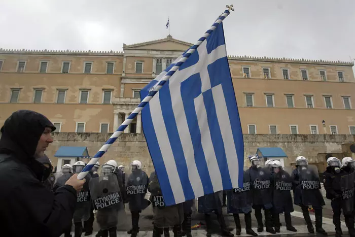 מפגינים ביוון, השבוע
