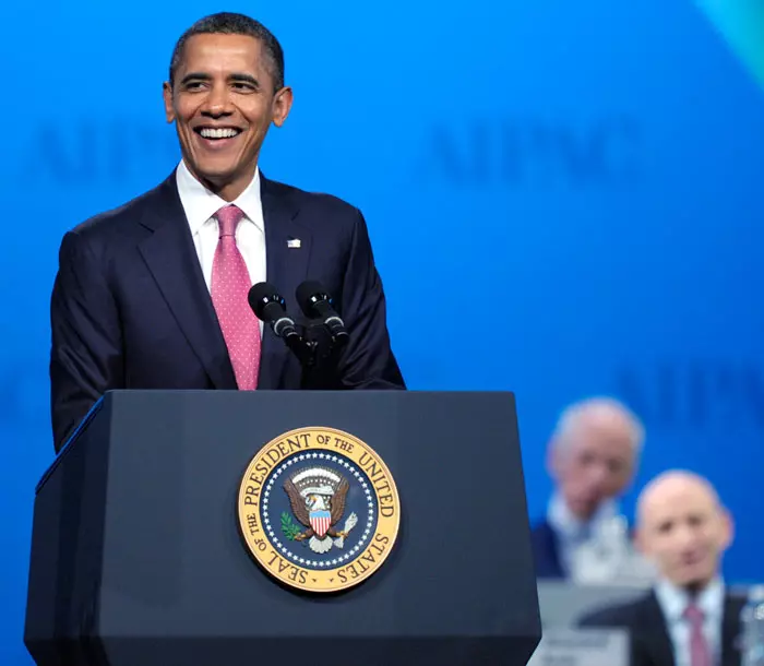 "קשרי הידידות בינינו התחזקו", נשיא ארצות הברית בכנס של איפא"ק