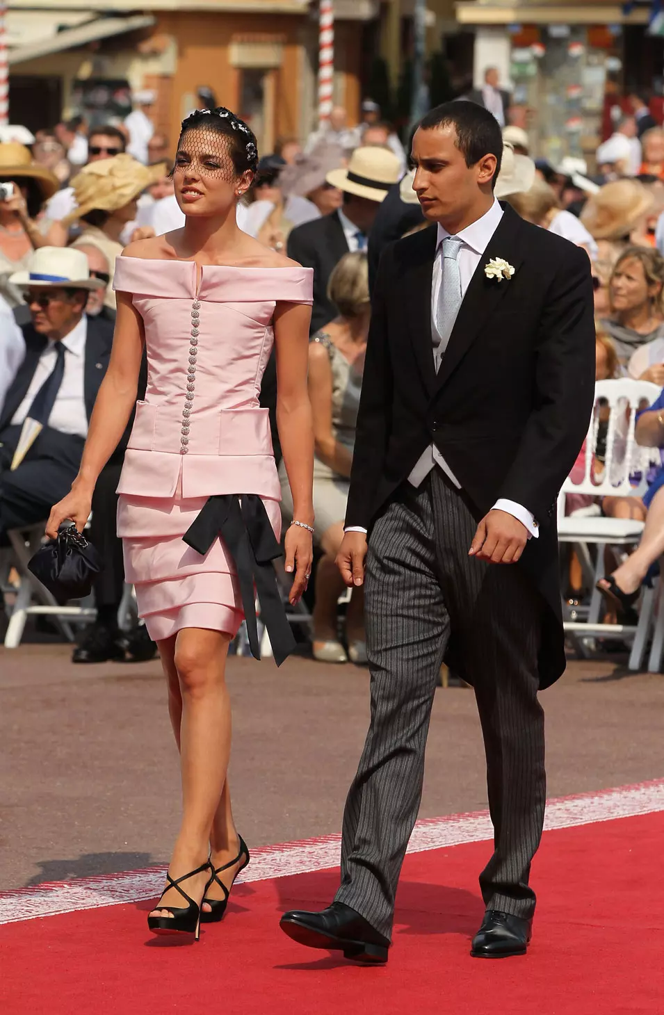 הנסיכה שרלוט קסיריאגי ממונקו ואלכס דלאל בחתונה המלכותית של הנסיך אלברט, 2 יולי 2011, מונקו