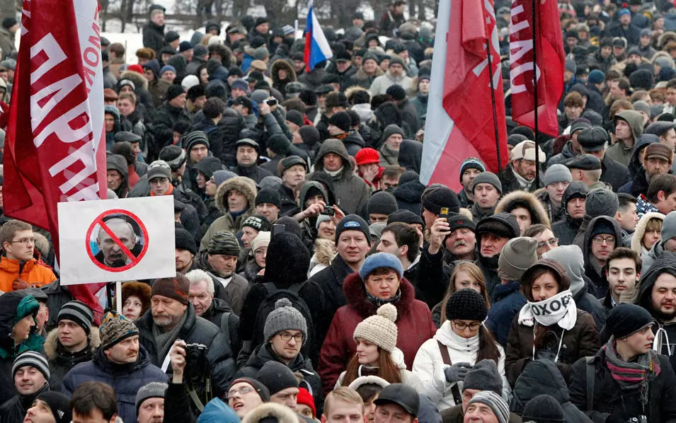 ההפגנות הסוערות נגד פוטין, השבוע