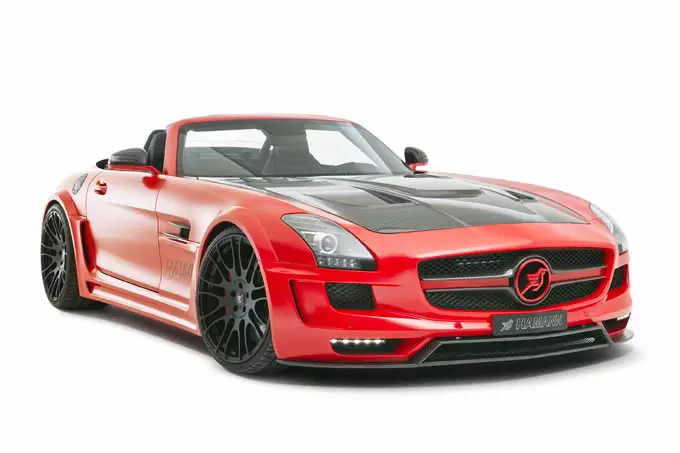 מרצדס SLS AMG הוק. אדום ושחור זה הולך טוב ביחד?