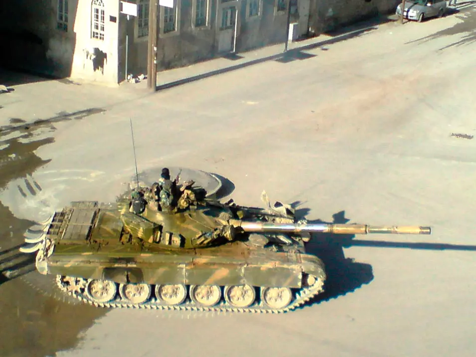 טנק בפאתי דמשק, בשבוע שעבר