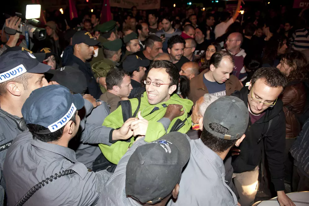 הפגנה בתל אביב בשבוע שעבר