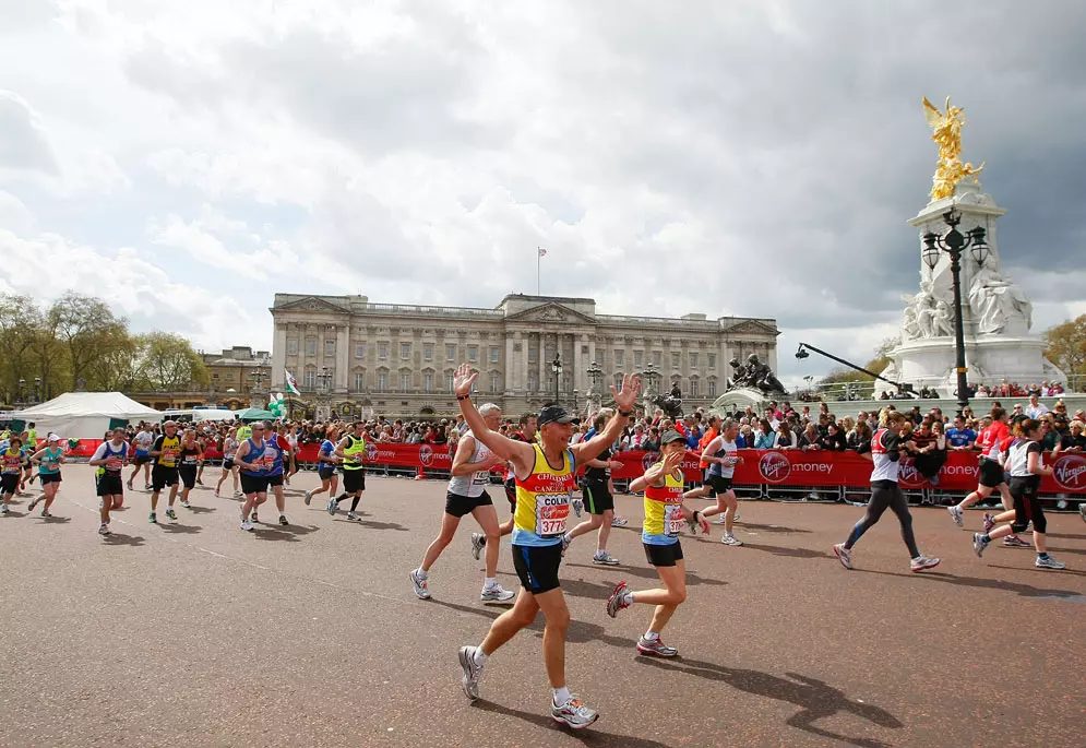 יש מקרים שהוריסם את החגיגה. מרתון לונדון 2012