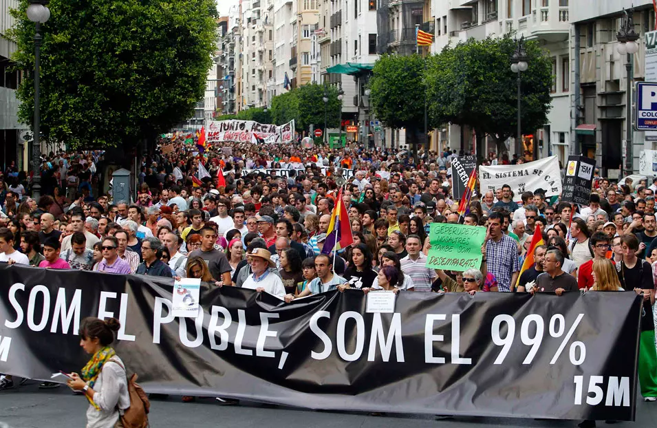תשפיע לרעה על כל גוש האירו? מחאות בספרד