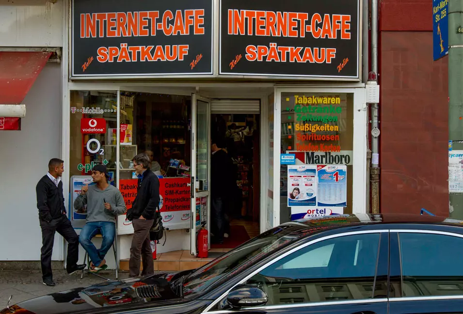 האינטרנט-קפה בברלין בו נעצר מניוטה שלשום