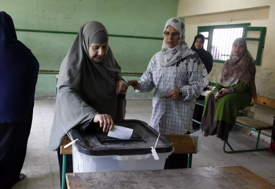 "עדיף מכלום". הצבעה בקהיר, הבוקר