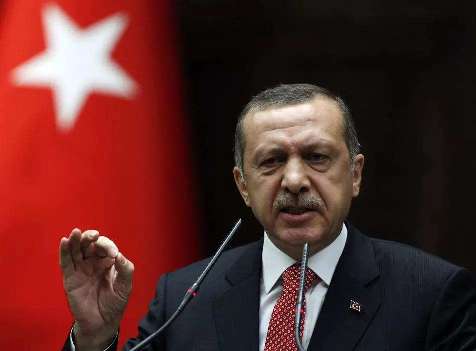 סיוע לאירן. ראש ממשלת טורקיה, רג'פ טייפ ארדואן