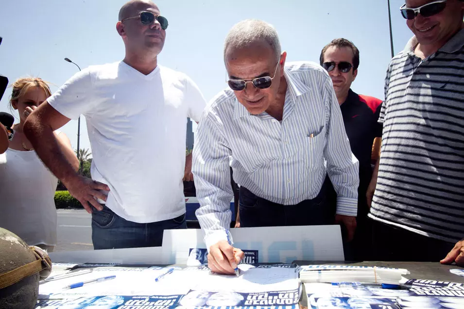 חלוץ בביקור במאהל הפראיירים, בשבוע שעבר