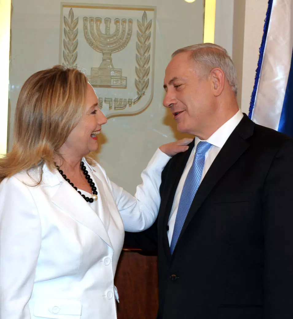 "לישראל חשיבות גדולה בפני אמריקאים רבים". קלינטון עם נתניהו, אתמול