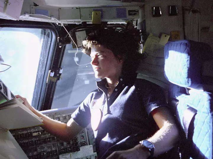 סאלי רייד במשימה בחלל