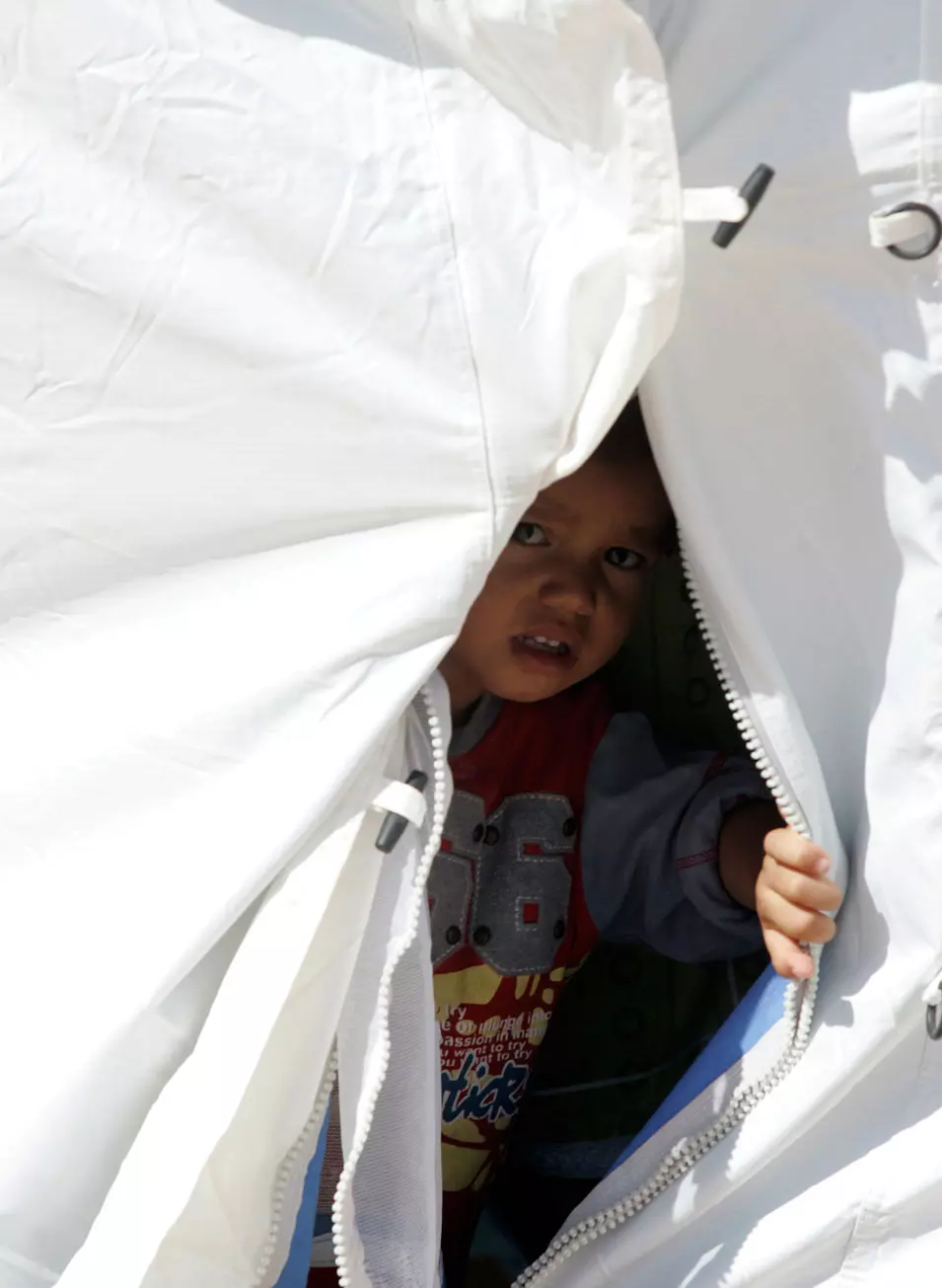 להכיר בשונה, להכיר גם בדומה. ילד סורי במחנה פליטים בטורקיה, בשנה שעברה