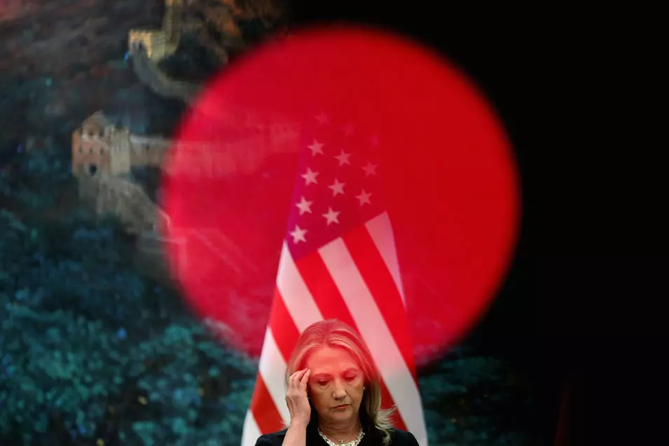 מזכירת המדינה האמריקנית, הילרי קלינטון, בבייג'ינג. סין, 5 בספטמבר 2012