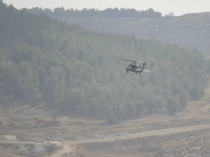 בצה"ל ממשיכים באיסוף שברי המטוס. זירת היירוט