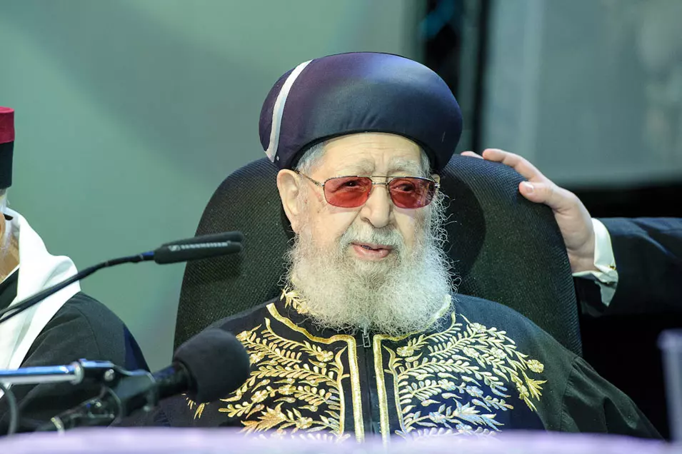 "מדובר באדם בן 92 שכמעט לא יוצא מביתו".  הרב יוסף