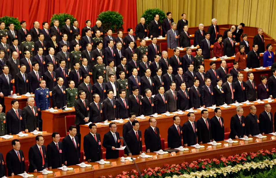 פתיחת הקונגרס ה-18 של סין. בייג'ינג, 9-7 בנובמבר 2012