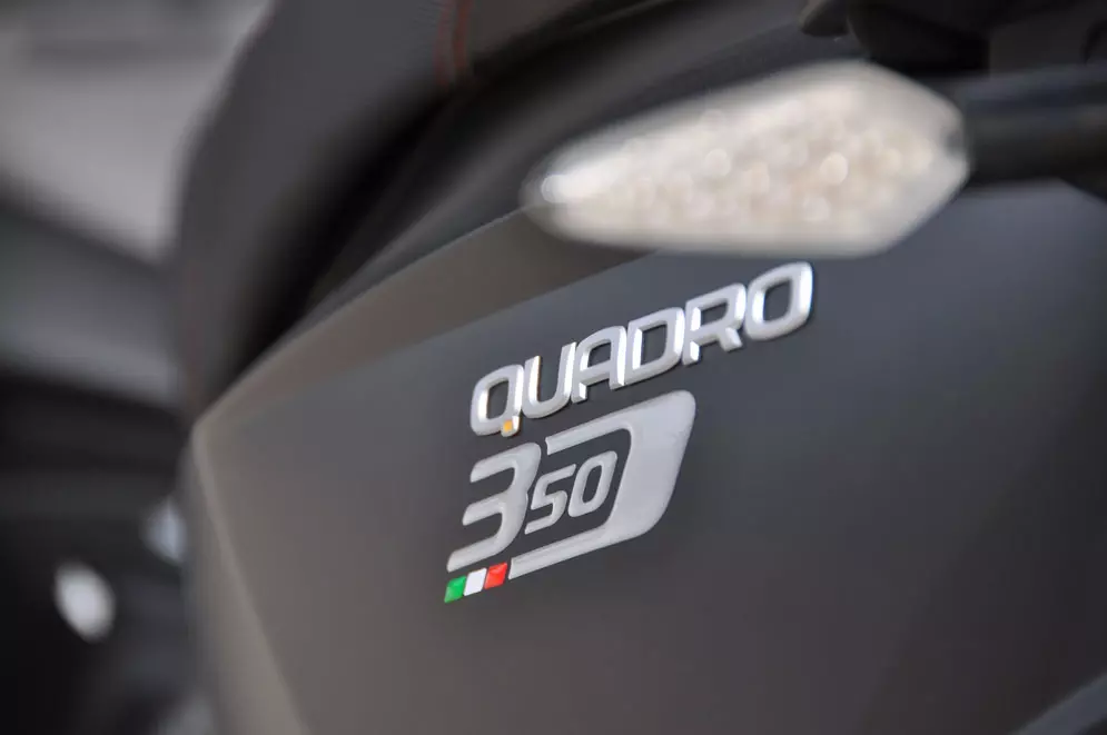 קוואדרו 350D - היקום מתחרה ל-MP3 של פיאג'ו?