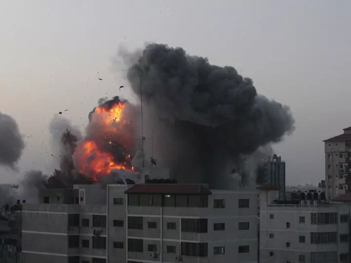 פיצוץ בעיר עזה, נובמבר 2012