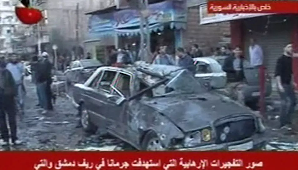 הלחימה בבירה מחריפה. מכונית תופת בדמשק בשבוע שעבר