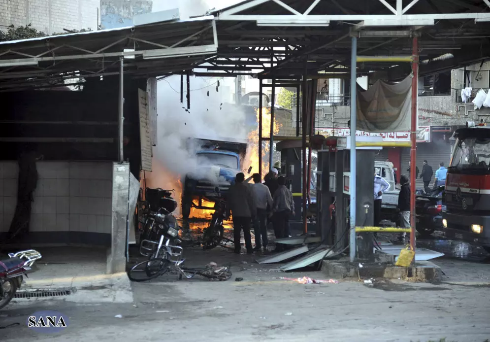 הממשלה מדווחת על פיצוץ מכונית תופת בדמשק