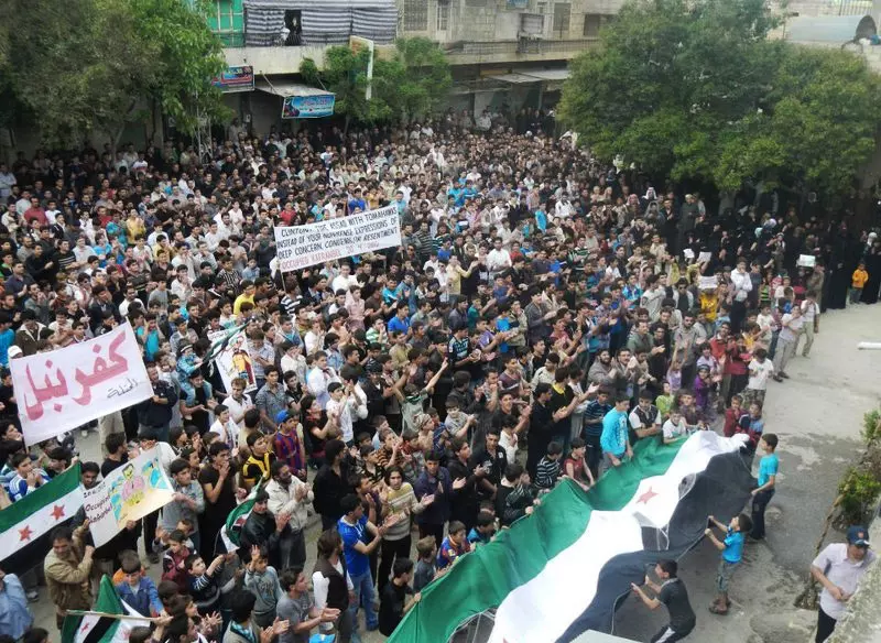 הפגנות נגד אסד, היום