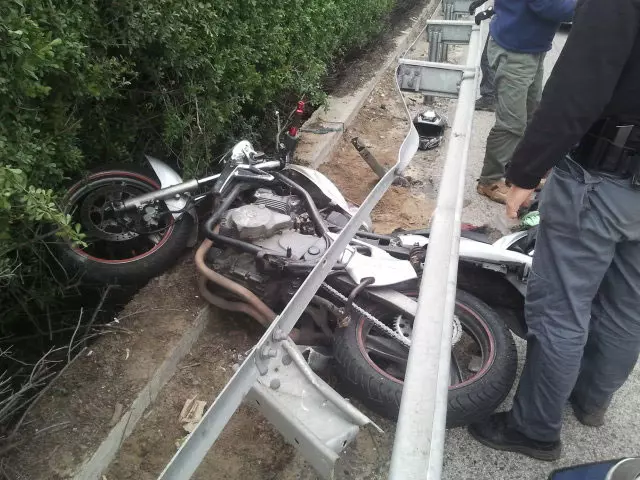 תאונת אופנוע  קטלנית בצומת מורשה, ינואר 2013