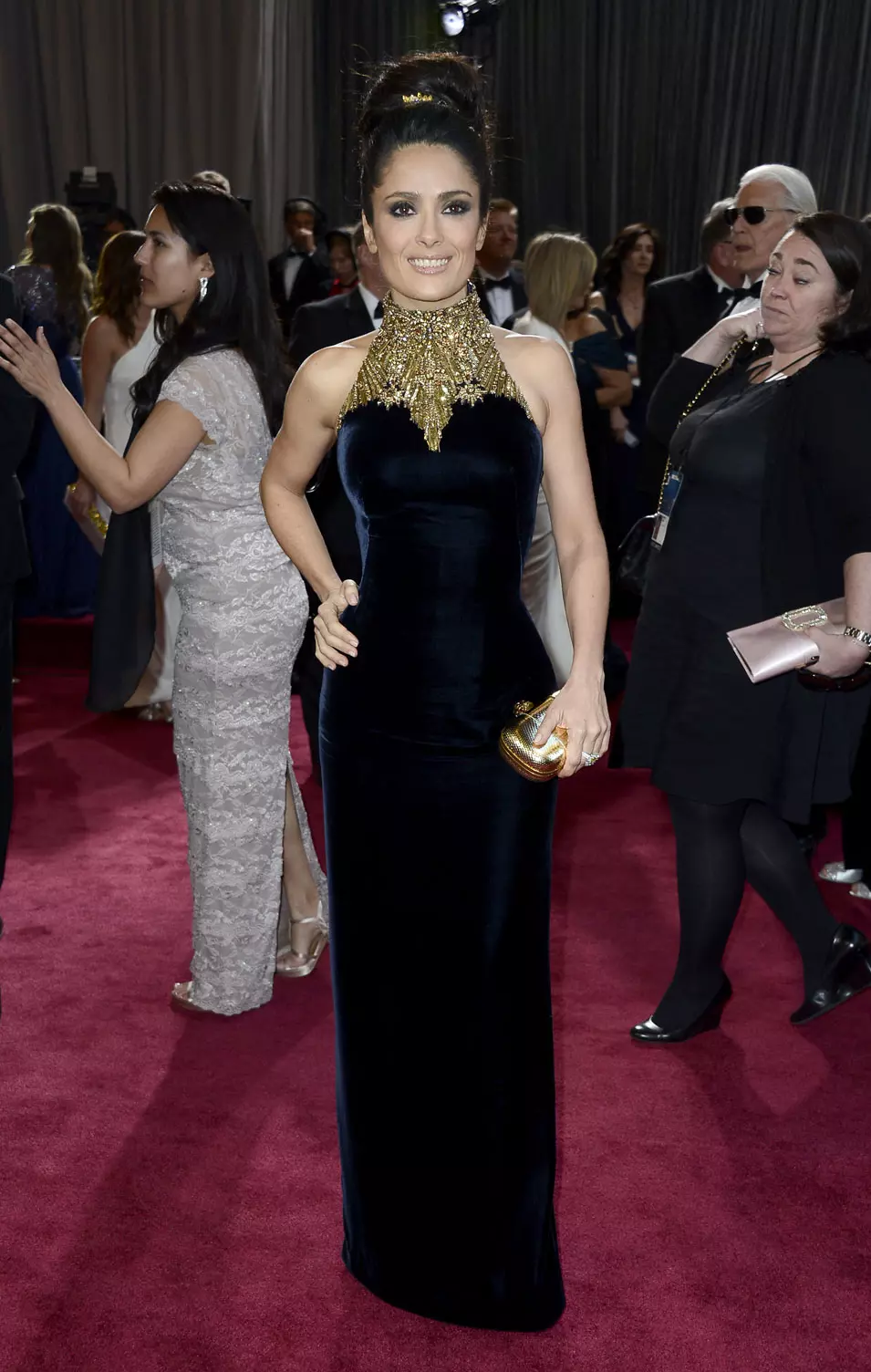 סלמה הייק בטקס פרסי האוסקר, הוליווד, 24 פברואר 2013