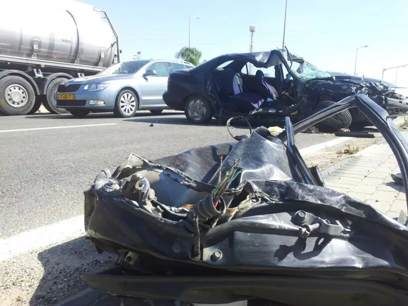 תאונת דרכים קטלנית בכביש 40 ליד קרית גת, מרץ 2013