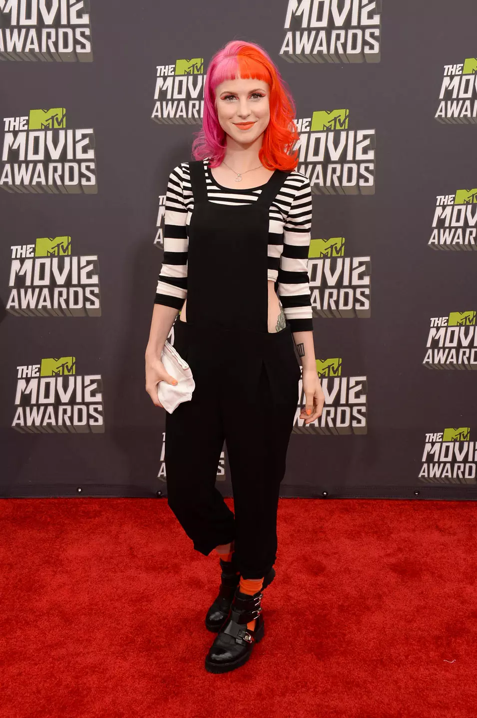 היילי וויליאמס בטקס פרסי הקולנוע של MTV, לוס אנג'לס, 14 אפריל 2013